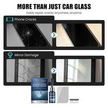 Ruhong Windshield Chip Repair Kit- Fast & Lmpressive Repair, Long-Lasting Strength, Convenient Operation, Glass Crack Fix Tool Kit To Stop Cracks From Spreading,For Cracks In Various Glass Products Such As Mobile Phone Screens And Mirrors 20ml - Windshield Chip Repair Kit - View 5