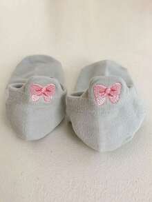 5双女士刺绣卡通短袜，低帮，春夏款 - 彩色 - 查看 6