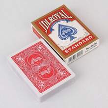 一套大号自行车图案扑克牌，大字印刷，易于阅读，适合家庭纸牌游戏和赌场游戏 - 彩色 - 查看 8