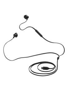 JBL Tune 305C USB C Wired Earbuds Hi Res Audio Semi In Ear Headphones With Microphone 3 Button Remote Tangle Free Flat Cable For PC Mac Laptop Phone Tablet Plug And Play - View 5