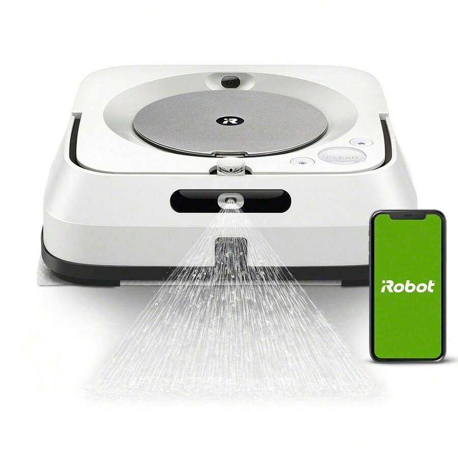IRobot Braava Jet M6 WiFi Connected Robot Mop M6 (6110) - (Refurbished) - White - A - Xem 1