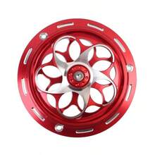 CNC Aluminum Rotating Fan Cover For Vespa Sprint Primavera 150 | Engine Radiator Shroud & Frame Hole Cap | Polished Heat-Resistant Cooler Heat Sink Accent Modification Accessories - A - View 7