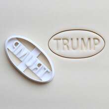 Khuôn làm bánh quy bằng nhựa chế giễu chủ đề, khuôn cắt bánh quy có chữ "8647", "FDT", khuôn cắt bánh quy và đường có thể tái sử dụng, và dụng cụ làm bánh tự chế dễ sử dụng. - Xem 9