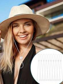 3 Stück einstellbarer weißer Kinnriemen mit Sicherheitsschnalle - flexibel, weich, knitterfrei für Golf, Angeln, Bootfahren, Segeln, Outdoor-Sport - kompatibel mit Baseballkappe, Anglerhut, Segelkappe - Hutaccessoires, Ausrüstung für aktiven Lebensstil, leichtes Design, zuverlässige Befestigung, für Angelbegeisterte - mehrfarbig - Übersicht 3