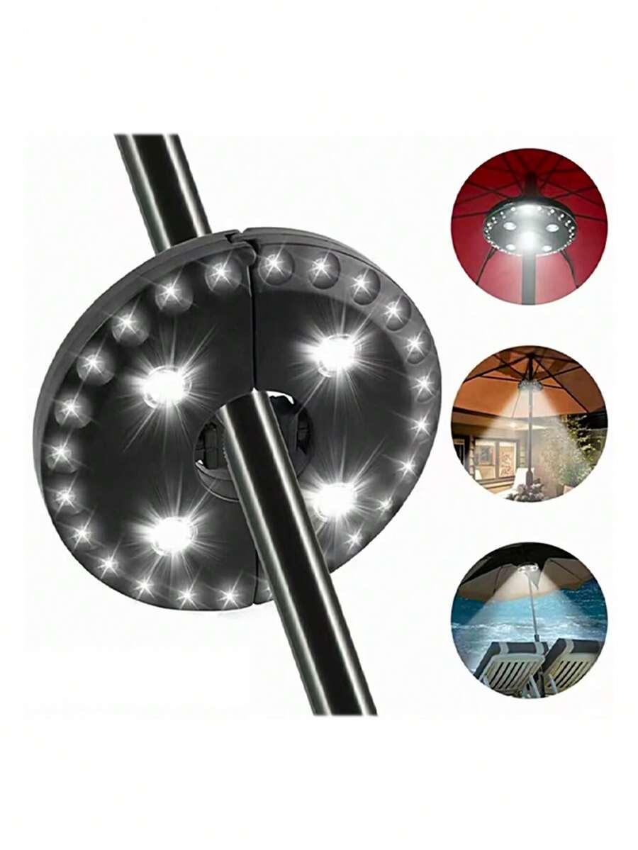 LED Outdoor Tent Umbrella Hanging Lamp, Creative Design, Suitable For Garden, Camping, Tent, Room, Living Room, Study, Multi-Scene Lighting - Hanging Lamp - View 1