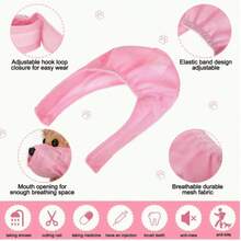 Adjustable Comfortable Cat Anti-Bite Breathable Mask, Suitable For Beauty/Care/Bathing - Multicolor - View 7