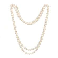 5 Pieces Of Costume Party Golden Set. Includes Prop Alloy Headgear, Gloves And Faux Pearl Glass Necklace. Can Be Used Independently. - Gold - View 2