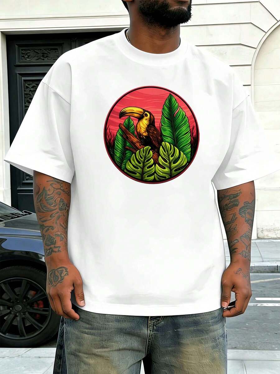 Camisetas para hombres de talla grande - Blanco - Ver 1