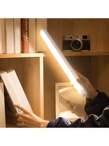 1 pieza Luz de gabinete con sensor de movimiento LED - Luz de armario y luz nocturna recargable magnética - Decoración del hogar y accesorio de cocina autoadhesivo, adecuado para cocina, dormitorio, gabinete, armario, escaleras, iluminación de pasillos (Tamaño: 10/20/30/50cm) - Luz multicolor - Ver 2