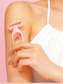 12/6/3/1 女士剃毛套装，包含女士剃须刀、女士修剪器，适用于手臂、腿部、腋下和比基尼区域，以及女士手动便携式脱毛器 - 彩色 - 查看 4