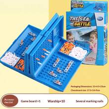 1pc Battleship Naval Battle Strategy Board Game, 2-Player Interactive Toy, Interesting Combat Game, Suitable For Family, Friends, Holiday Gatherings, Birthday Gift - Multicolor - View 11