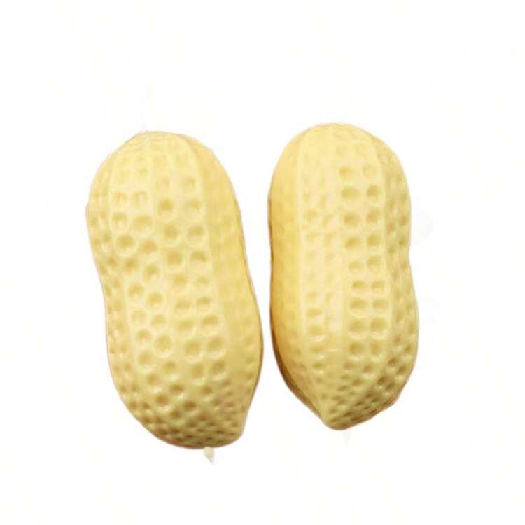 1/2个花生形硅胶减压玩具（请在订购前查看尺寸表，其中包含重要信息） - 成人感官解压玩具，适合办公室放松/聚会互动，创意花生造型挤压玩具，缓解压力，适用于办公室、学校，是生日、节日和家庭聚会的理想礼物。挤压玩具，可爱小物，花生造型挤压玩具，奶酪造型挤压玩具，饺子造型挤压玩具，减压玩具 - 彩色 - 查看 11