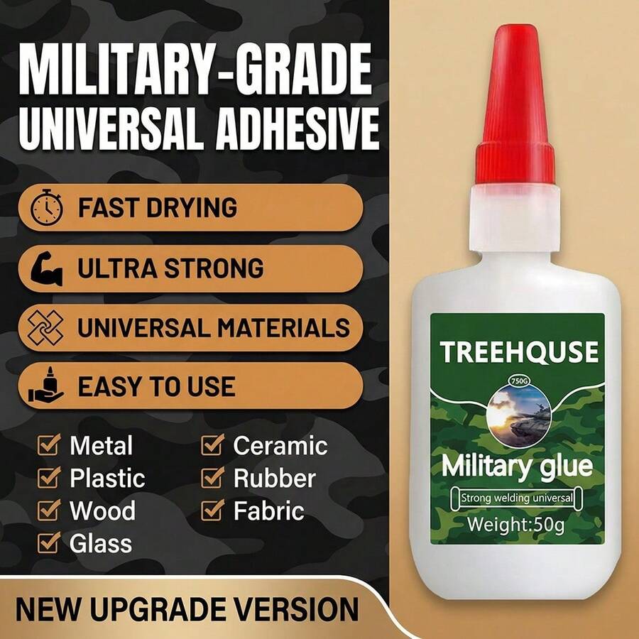 WHILELIFE 30g Military-Grade Super Strong All-Purpose Welding Adhesive - Can Bond Metal, Plastic, Rubber, Wood, Ceramic And More, Strength Exceeds Welding - Military-grade Glue - View 1