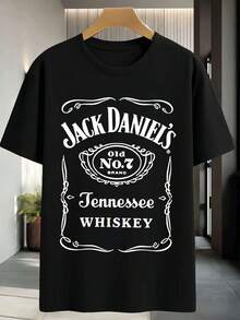 Camisetas masculinas plus size - Preto - Ver 2