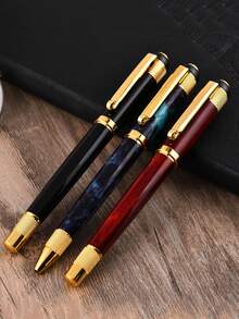 一支优质金属走珠笔，集圆珠笔和签名笔于一体——是送给男士、丈夫的理想礼物，也是父亲节的完美之选。这款商务办公礼品套装包含0.7毫米黑色笔芯，适用于办公室、商务场合、返校季、日常办公用品以及馈赠亲友。 - 859 - 查看 5