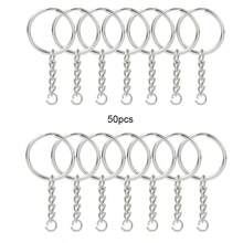 50pcs Metal Blank Keychain, Detachable Keyring, Key Holder, Key Chain, Key Pendant - Keychain - View 9