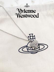 Vivienne Westwood Petra Pendant Collection Heart Necklace Silver Tone, Brass - 銀色 - 查看 8
