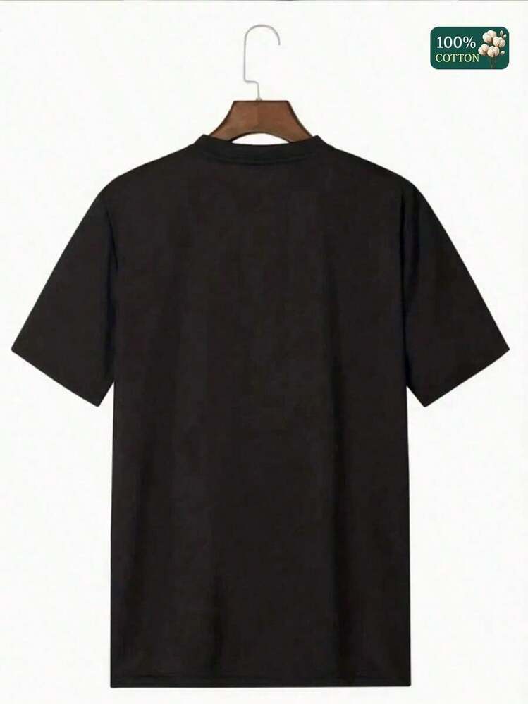 Camiseta unisex de manga corta y cuello redondo 100% algodón con estampado "Hecho en los 80 (todas las piezas originales)" - Nostalgia de los 80 - Camiseta de verano para hombre - Tela suave - Negro - Añade 2
