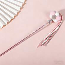 Plush Cat Teaser Wand Toy, Acrylic Cat Fairy Wand Toy, Pet Cat Toys - Multicolor - View 7