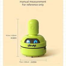 SOKANY Cute Mini Desktop Vacuum Cleaner, 3 Adjustable Suction Levels, 400mAh Battery, USB Charging, 360° Omnidirectional Cleaning, Multiple Colors Available. Ideal For Cleaning Desktops And Keyboards, Best Gift For Students And Office Workers. - Multicolor - View 8