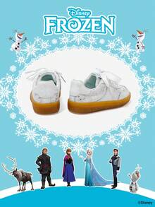 Disney 迪士尼官方授权与《冰雪奇缘》联名推出 | 一系列迪士尼儿童运动鞋，包括艾莎公主运动鞋、安娜公主运动鞋和阿伦黛尔公主运动鞋，适合日常假日运动和户外穿着。舒适防滑、耐磨透气，呵护双脚。（儿童运动鞋、童鞋、女童鞋） - 銀色 - 查看 3