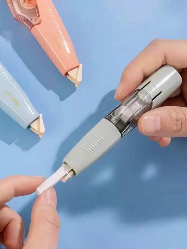 1/2/3 cuộn băng xóa nhỏ, viết trơn tru như viết thường, màu ngẫu nhiên, nhỏ gọn và dễ mang theo, chiều dài xóa 6m, xóa sạch không để lại dấu vết, dùng cho trường học, vẽ tranh, học sinh, văn phòng phẩm, bé trai, bé gái, đồ dùng học tập.