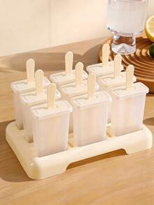 Popsicle Mold, Creative Popsicle Mold, Plastic Popsicle Mold, Ice Cream Mold, Frozen Ice Cube Tray, Home Popsicle Mold, Jelly Mold, Kitchen Supplies, Kitchen Accessories - Multicolor - View 7