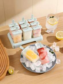 Popsicle Mold, Creative Popsicle Mold, Plastic Popsicle Mold, Ice Cream Mold, Frozen Ice Cube Tray, Home Popsicle Mold, Jelly Mold, Kitchen Supplies, Kitchen Accessories - Multicolor - View 1