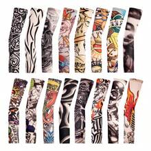Elastische Tattoo-Armstulpen - UV-Schutz Kühlende Armstulpen - Seidig glatte Fahrrad-Armstulpen - Geeignet für Outdoor-Aktivitäten, Angeln, Radfahren, Wandern. Geeignet für Männer und Frauen - Verschiedenfarbig - Übersicht 10