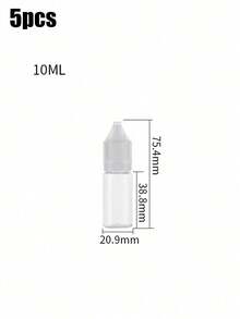 纖細滴管瓶 5ml/10ml/15ml/20ml/30ml/50ml 空可擠壓眼藥水瓶，空可擠壓眼藥水瓶，寵物可擠壓液體滴管瓶蓋，適合返校與旅行，便攜輕巧 - 旅行配件，便攜旅行瓶，尖頭凝膠瓶可擠壓滴管瓶透明塑料瓶，紋身用品，適用於液體墨水油畫藝術與手工藝透明，旅行配件，旅行必需品 - 彩色 - 查看 16