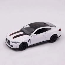 RMZ City 1:36 Alloy  M4 CSL Sports Car Model, Children's Toy Car, Friction Powered, Collectible Decoration, Birthday Gift For Boys - Multicolor - View 7
