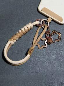 二合一可调节斜挎手机挂绳，结实耐用，简约时尚男女通用相机串珠挂绳，撞色设计，长款和短款可选，带胸垫 - 彩色 - 查看 11