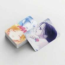 92张动漫NANA周边迷你卡片，大崎奈奈《另一个自我》高清收藏照片卡，2D贴纸，Lomo卡，2D周边贴纸（用于剪贴簿），NANA经典漫画迷你卡片套装，小松奈奈，莲大将全员高清Lomo卡 - 彩色 - 查看 9