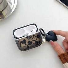 心形防摔保护壳，兼容苹果蓝牙耳机，防刮防震，兼容苹果蓝牙耳机充电盒 - 彩色 - 查看 4