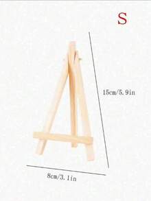 1/3 件装木质相框，适用于婚礼餐桌铭牌、照片展示架、艺术家画作展示架、家居装饰；天然木质相框三脚架展示架，适用于会议和婚礼；铭牌展示架，适用于会议；画作展示架；儿童木质展示架；多功能画作展示架；三角形手机和电视支架，适用于返校季 - 原木色 - 查看 9