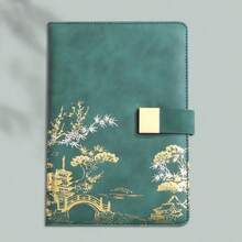 Bộ quà tặng sổ tay A5 phong cảnh tre in logo tùy chỉnh, bao gồm sổ tay + bút + ruột bút + hộp quà, sổ tay và bút có thể mua riêng hoặc theo bộ, sổ tay da nhân tạo dập nổi phong cảnh tinh tế, sổ họp, bìa PU mềm mại, đổi màu, 200 trang, thiết kế bìa độc đáo, trải nghiệm viết chất lượng cao, phù hợp cho học sinh, du lịch, công tác, viết cùng gia đình, Ngày Nhà giáo, Ngày Valentine, Lễ Tạ ơn, món quà ý nghĩa dành cho gia đình, bạn bè, thầy cô, cha mẹ, đồng nghiệp. - Nhiều màu - Xem 16