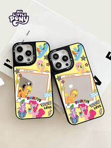 Hasbro MY LITTLE PONY Ốp lưng điện thoại hình hoạt hình nữ tính có gương soi, đóng gói hộp quà tặng, tương thích với Apple iPhone 17, 17 Air, 17 Pro, 17 Pro Max, 11, 12, 13, 14, 15, 16 Pro, 16 Pro Max, 14 Plus, 15 Plus, 16 Plus, 15 Pro Max, 16 Pro, 16 Pro Max - Nhiều màu - Xem 4