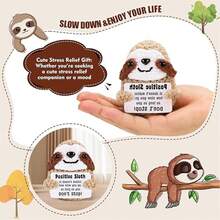 一只树懒摆件是节日礼物的首选。生日礼物、情人节礼物、母亲节礼物、父亲节礼物、圣诞节礼物、新年礼物，送给朋友、家人和同事都非常合适。 - 彩色 - 查看 4