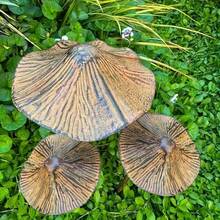 2/3pcs Vintage Rustic Metal Mushroom Garden Decor Set, 40.01cm And 29.01cm Outdoor Rust-Colored Mushroom Signs, Suitable For Cottage Style Yard And Lawn Decor - Perfect Gift For Family, Friends Or Colleagues - One Big and One Small - View 9