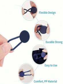 12 chiếc đai nới rộng eo bằng vải denim không đường may, có thể điều chỉnh, kèm nút cài eo, kẹp nới rộng eo không cần may, khóa thắt lưng có thể tháo rời. - A - Xem 6