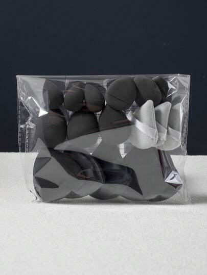 17pcs Makeup Sponge Set, Including 3 Powder Puffs, 3 Medium Makeup Sponges, 3 Mini Makeup Sponges, 3 Finger Sponges, 2 Large Cotton Candy Sponges, 3 Mini Powder Puffs, Multi-Functional For Foundation, Cream, Concealer And Powder, Multi-Color Options Suitable For All Skin Types