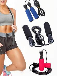 1Pc Professional Fitness Jump Rope With Bearing, Skipping Rope For Slimming Exercise, - Multicolor - View 1