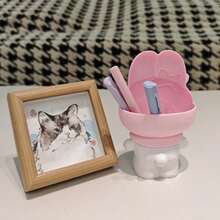 SANRIO 1个、Melody、化妆刷收纳盒，可作桌面整理器、铅笔盒、背包使用，是返校必备、化妆师收纳的理想之选，也适合作为万圣节、复活节、感恩节礼物。（部分工艺品可能存在轻微瑕疵，可擦拭干净） - 彩色 - 查看 6