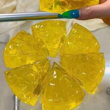 柔软蜂蜜芝士方形减压玩具，超柔软仿真芝士挤压玩具，成人趣味减压感官玩具，适合作为生日节日礼物 - 彩色 - 查看 9