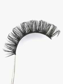 7 Pairs Fashionable Criss-Cross False Eyelashes - Black - View 4
