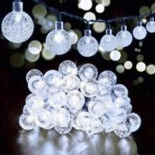 20 LED Bubble Solar String Lights, 5M Length, Solar Powered, Outdoor Garden Decor, With Nickel Solar Battery Technology - Solar Bubble Ball - View 4