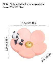 1pc Floral & Animal Shaped Cute Incense Burner, Zen Desktop Tea Pet Decor - Flower Style - View 12