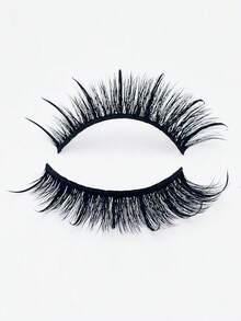 MKHLINA Wet Look Manga Lashes,Handmade Faux Mink Luxury False Eyelashes,Fluffy Wispy And Soft Fake Lashes Reusable,Makeup Extensions For Beginners-Friendly Strip Lashes - Black - View 19