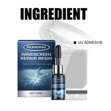 Ruhong Windshield Chip Repair Kit- Fast & Lmpressive Repair, Long-Lasting Strength, Convenient Operation, Glass Crack Fix Tool Kit To Stop Cracks From Spreading,For Cracks In Various Glass Products Such As Mobile Phone Screens And Mirrors 20ml - Windshield Chip Repair Kit - View 9
