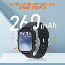 Neue modische Smartwatch, hochauflösende Anzeige, unisex, unterstützt kabellose Anrufbenachrichtigung, Multifunktionsuhr, mehrere Sportmodi, Musikwiedergabe Sportuhr, ideal als Geschenk für alle, strapazierfähiges Armband - Übersicht 8